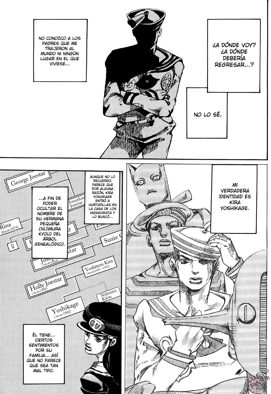 JoJo's Bizarre Adventure Parte 8: JoJolion Capitulo 18: "Shakedown Road", Parte 1 página 4