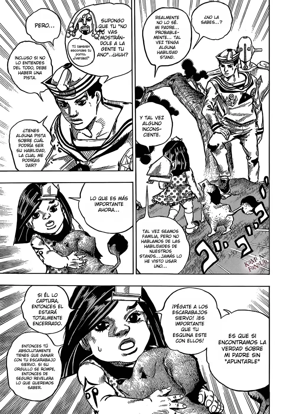 JoJo's Bizarre Adventure Parte 8: JoJolion Capitulo 35: Todos los Días son Vacaciones de Verano, Parte 2 página 13