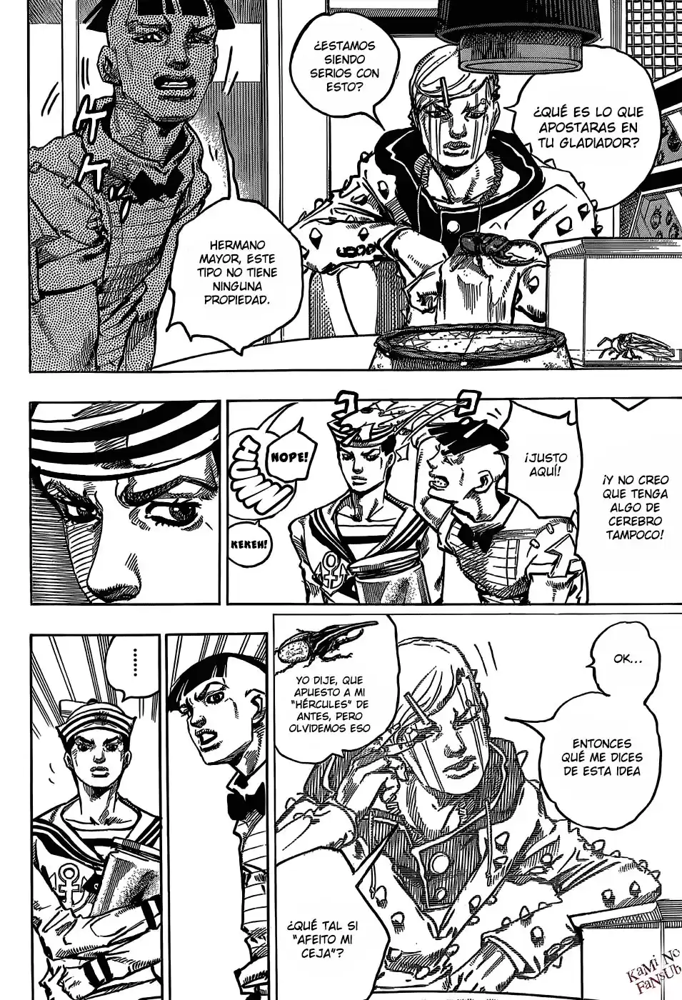 JoJo's Bizarre Adventure Parte 8: JoJolion Capitulo 35: Todos los Días son Vacaciones de Verano, Parte 2 página 6