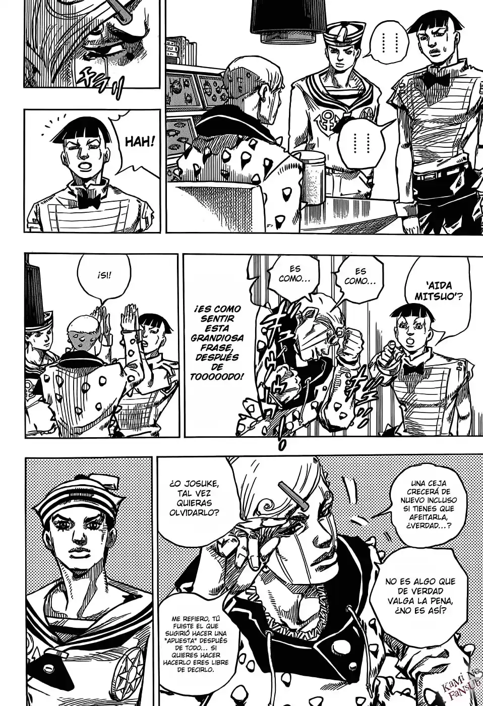 JoJo's Bizarre Adventure Parte 8: JoJolion Capitulo 35: Todos los Días son Vacaciones de Verano, Parte 2 página 8