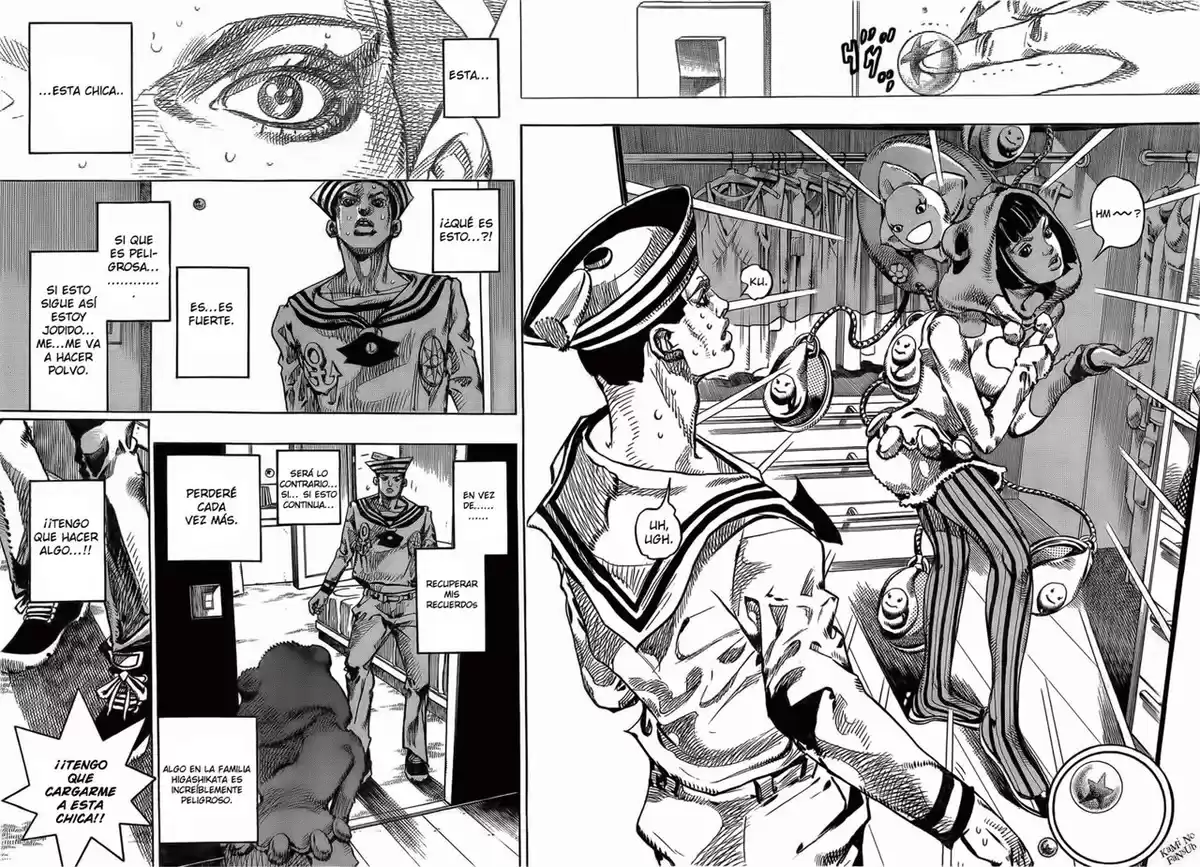 JoJo's Bizarre Adventure Parte 8: JoJolion Capitulo 9: California King Bed, Parte 2 página 5