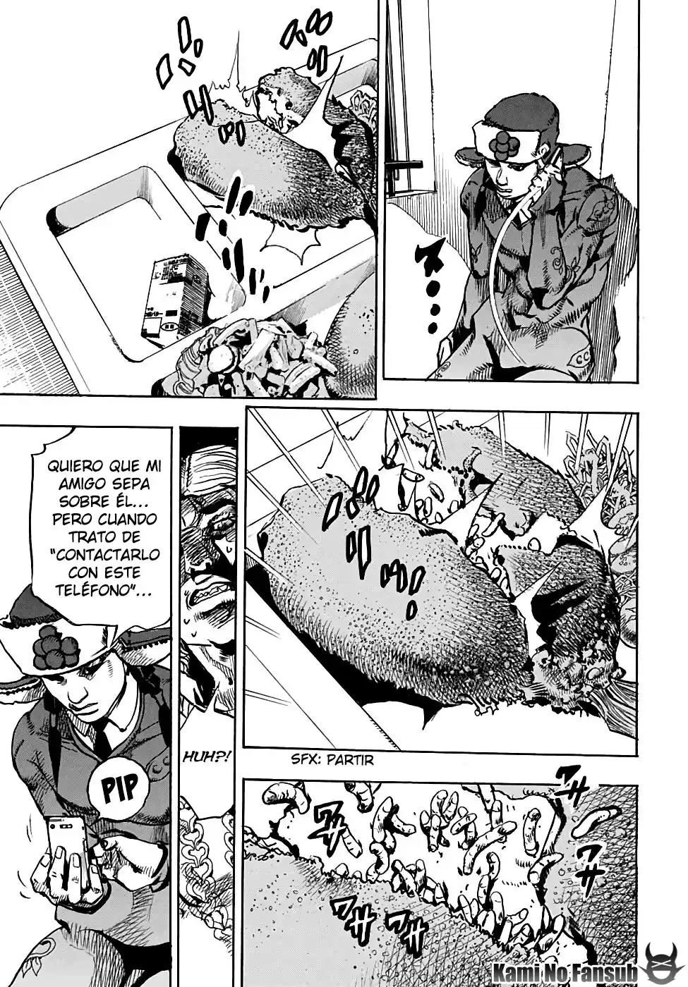 JoJo's Bizarre Adventure Parte 8: JoJolion Capitulo 96: Solo No Te Muevas página 13