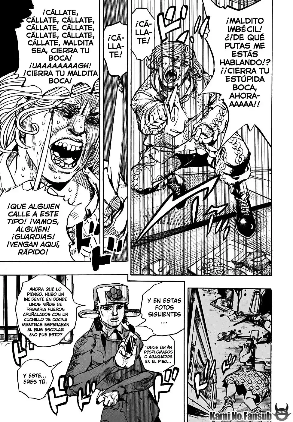 JoJo's Bizarre Adventure Parte 8: JoJolion Capitulo 96: Solo No Te Muevas página 17