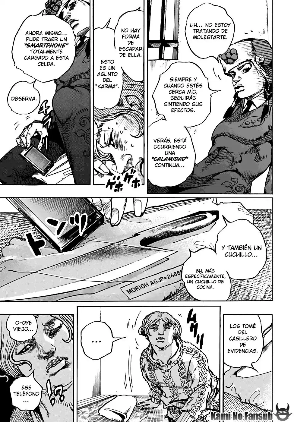 JoJo's Bizarre Adventure Parte 8: JoJolion Capitulo 96: Solo No Te Muevas página 7