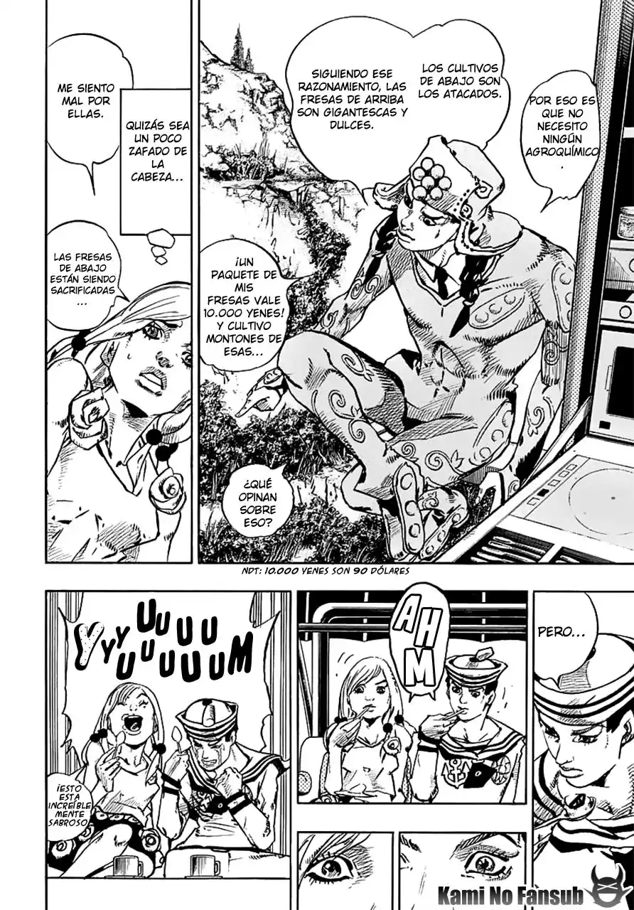 JoJo's Bizarre Adventure Parte 8: JoJolion Capitulo 66: El Tasador De Plantas - Mamezuku Rai (31), Parte 2 página 9