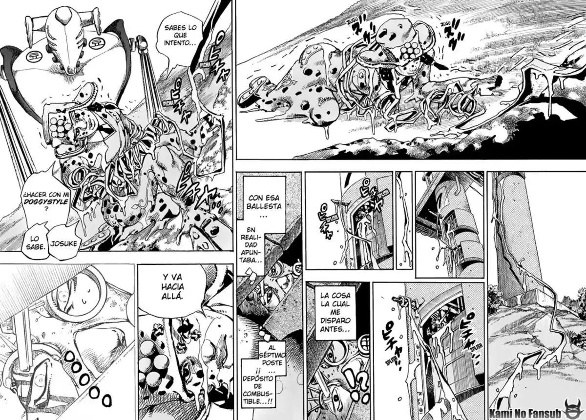 JoJo's Bizarre Adventure Parte 8: JoJolion Capitulo 70: Urban Guerrilla y Doremifasolati Do, Parte 3 página 8