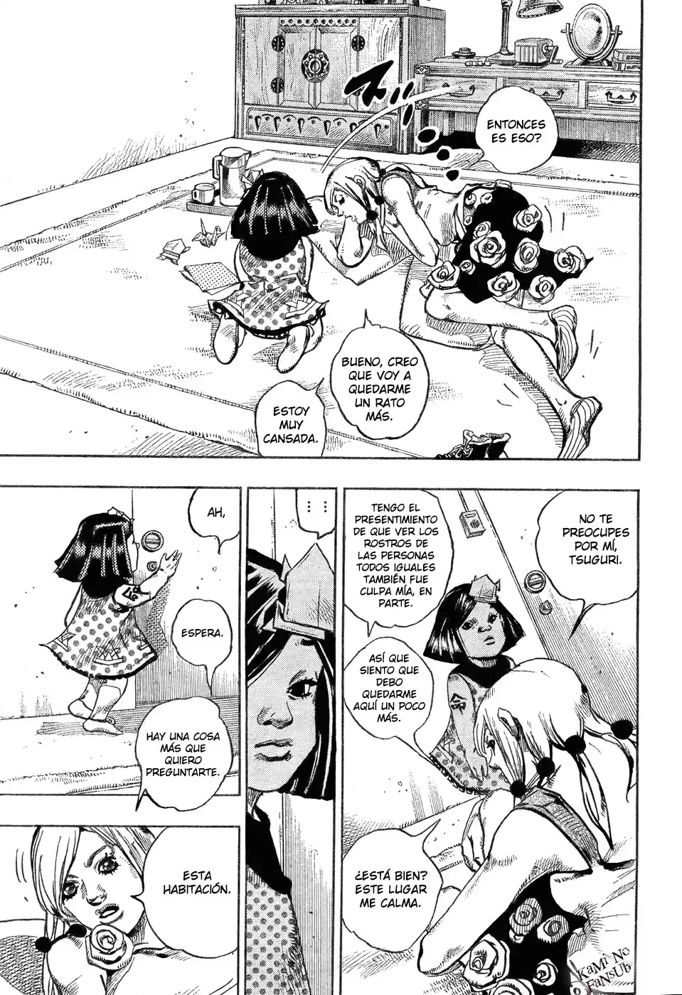 JoJo's Bizarre Adventure Parte 8: JoJolion Capitulo 26: La Meta de Tsurugi Higashikata y el Arquitecto página 11