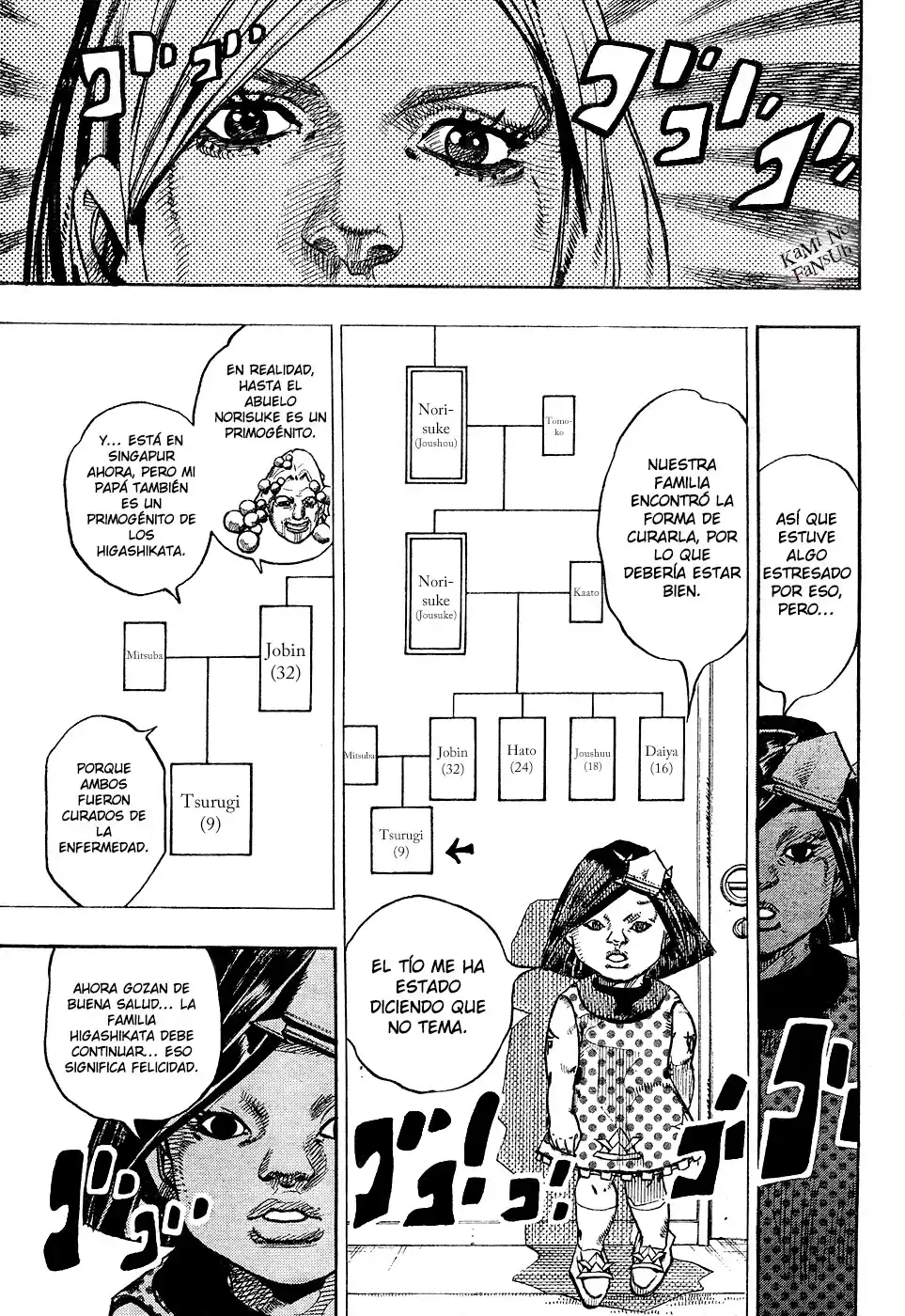 JoJo's Bizarre Adventure Parte 8: JoJolion Capitulo 26: La Meta de Tsurugi Higashikata y el Arquitecto página 15