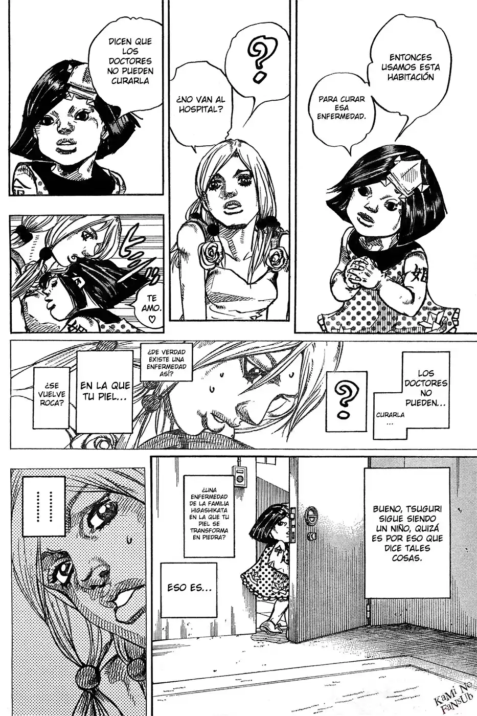 JoJo's Bizarre Adventure Parte 8: JoJolion Capitulo 26: La Meta de Tsurugi Higashikata y el Arquitecto página 16