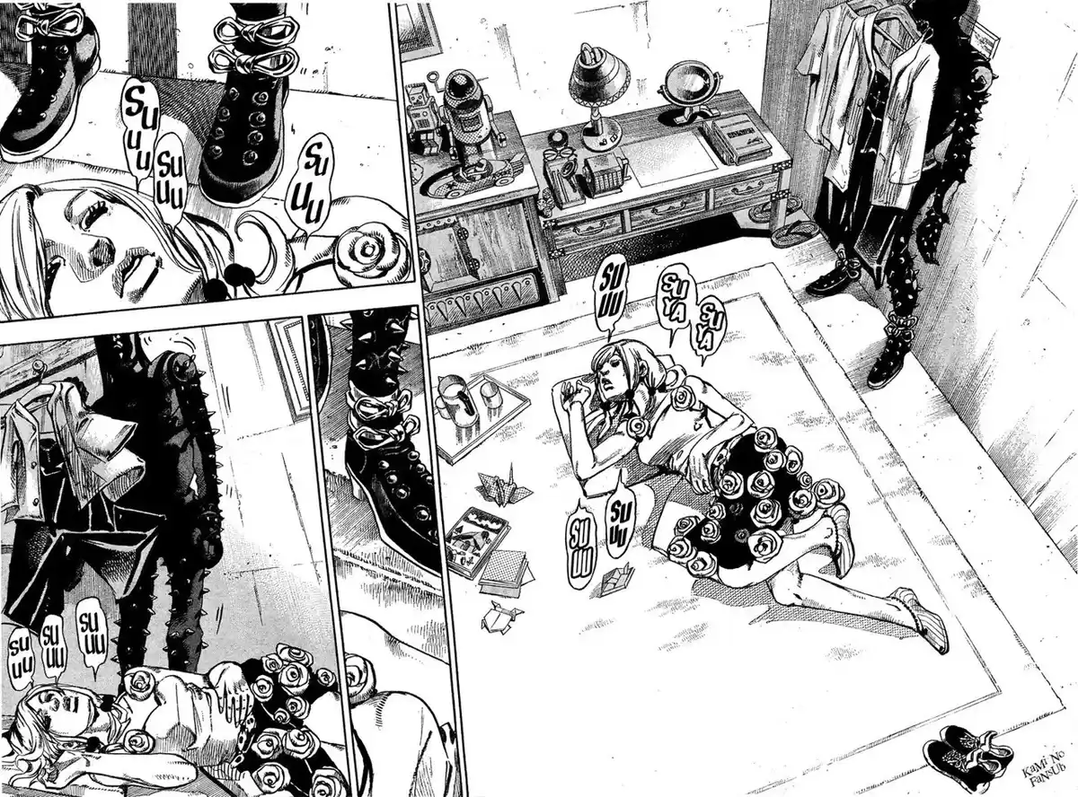 JoJo's Bizarre Adventure Parte 8: JoJolion Capitulo 26: La Meta de Tsurugi Higashikata y el Arquitecto página 18