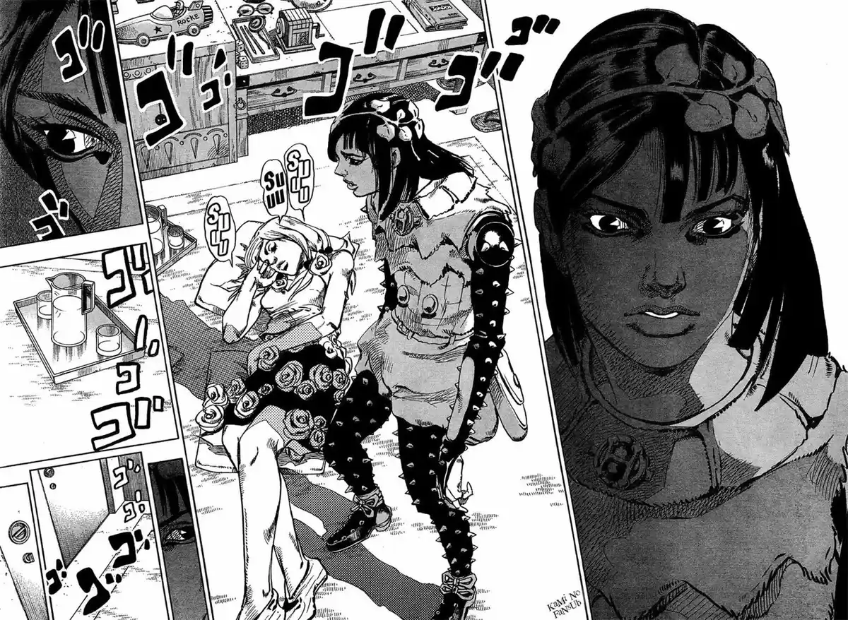 JoJo's Bizarre Adventure Parte 8: JoJolion Capitulo 26: La Meta de Tsurugi Higashikata y el Arquitecto página 19