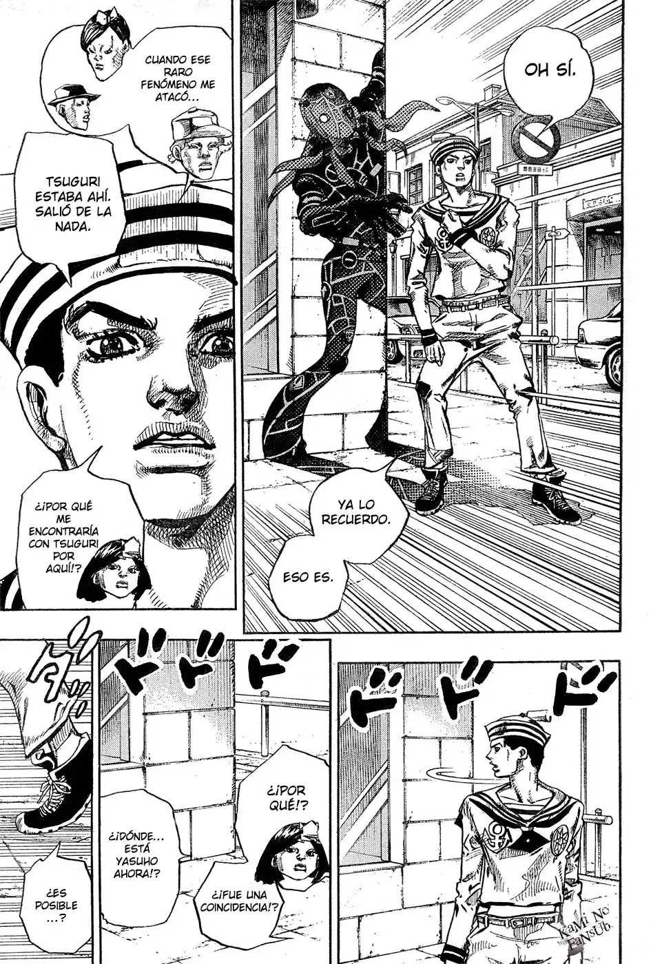 JoJo's Bizarre Adventure Parte 8: JoJolion Capitulo 26: La Meta de Tsurugi Higashikata y el Arquitecto página 32