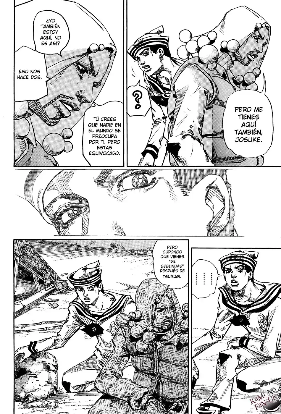 JoJo's Bizarre Adventure Parte 8: JoJolion Capitulo 28: Norisuke Higashikata, Tsurugi Higashikata y Yotsuyu Yagiyama, Parte 2 página 20