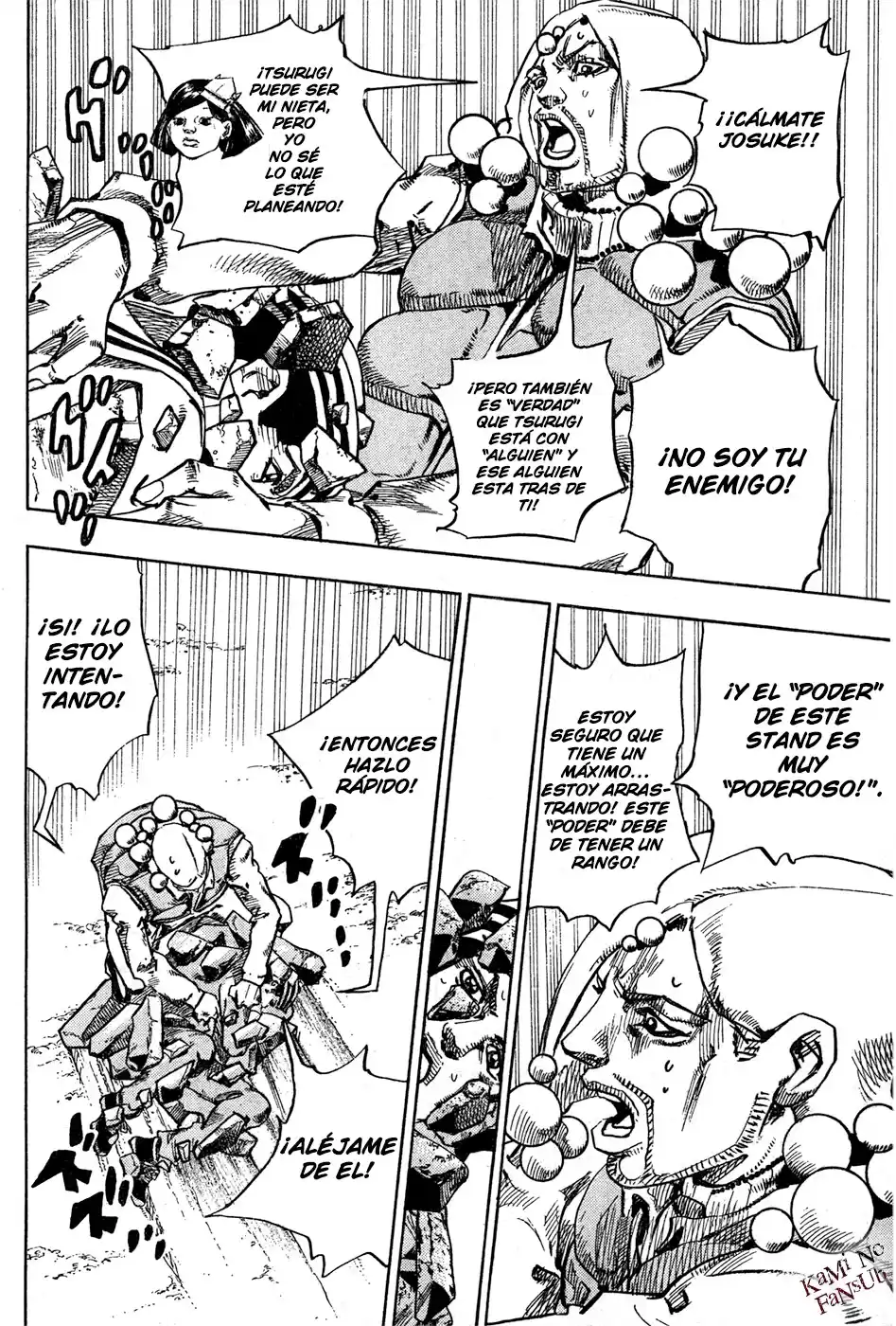 JoJo's Bizarre Adventure Parte 8: JoJolion Capitulo 28: Norisuke Higashikata, Tsurugi Higashikata y Yotsuyu Yagiyama, Parte 2 página 9