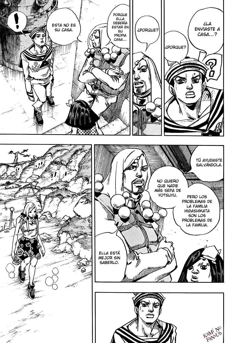 JoJo's Bizarre Adventure Parte 8: JoJolion Capitulo 33: ¡Josuke! Ve a la Frutería Higashikata página 12