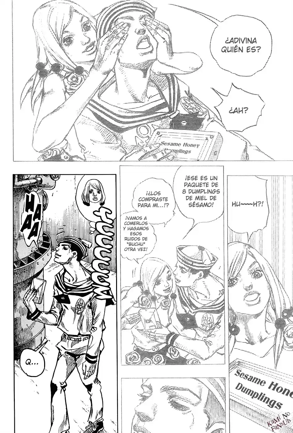 JoJo's Bizarre Adventure Parte 8: JoJolion Capitulo 33: ¡Josuke! Ve a la Frutería Higashikata página 9