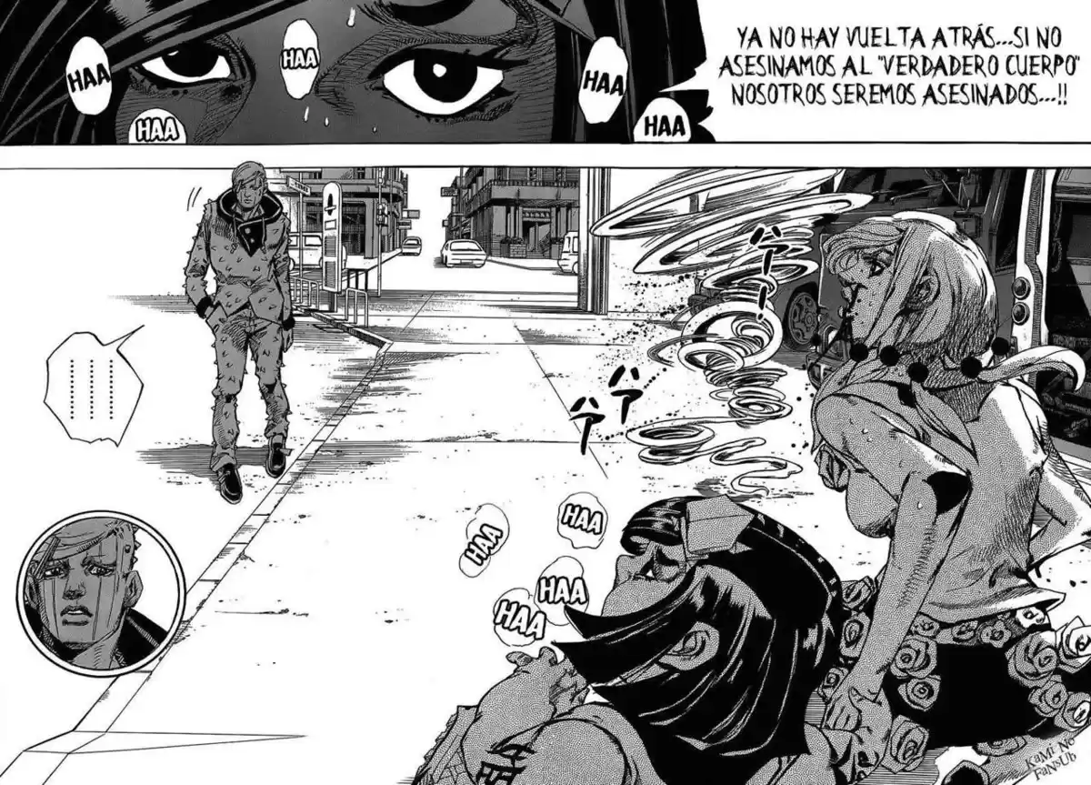 JoJo's Bizarre Adventure Parte 8: JoJolion Capitulo 42: Doobie Wah, Parte 4 página 28