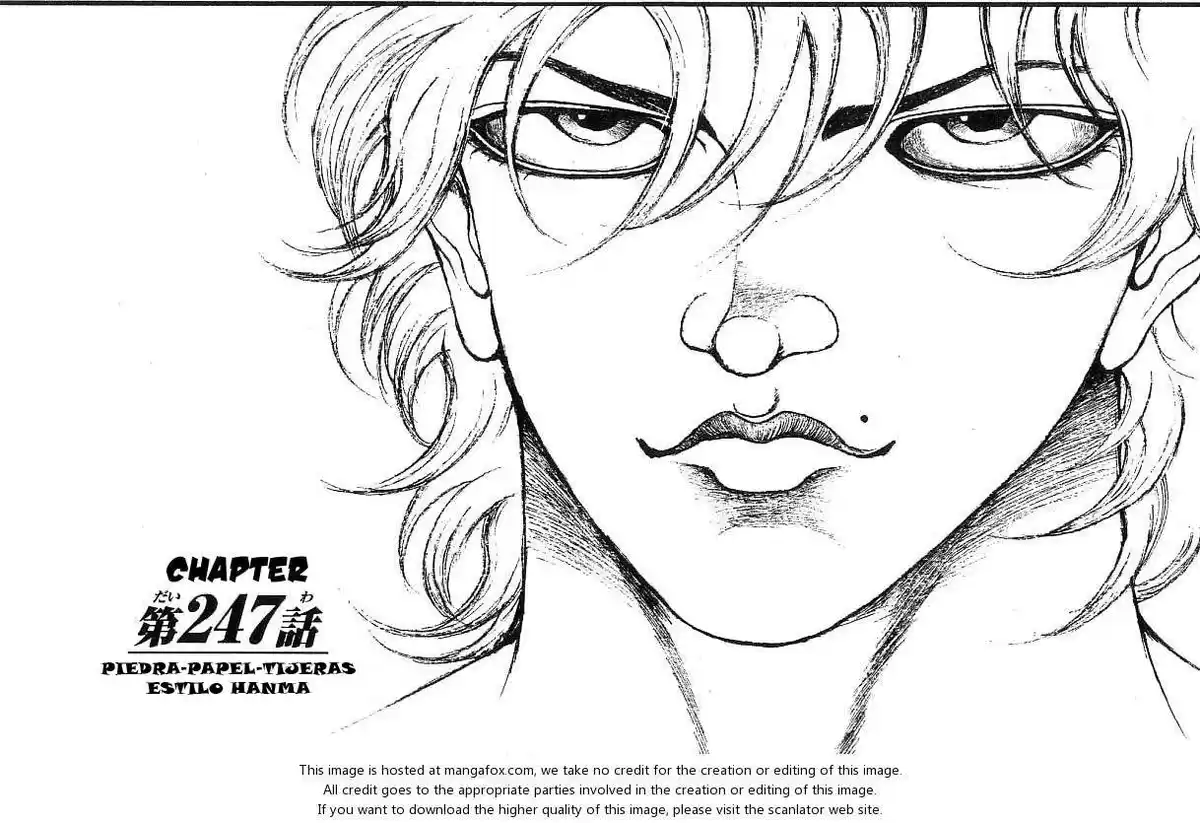 Hanma Baki: Son Of Ogre Capitulo 247: Piedra-papel-tijeras Estilo Hanma página 1