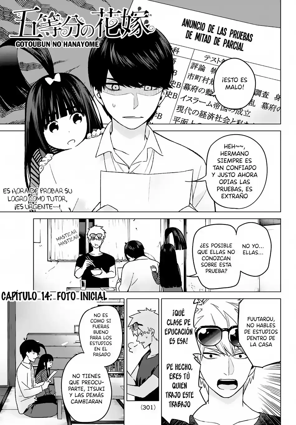 Go-Toubun no Hanayome Capitulo 14 página 2