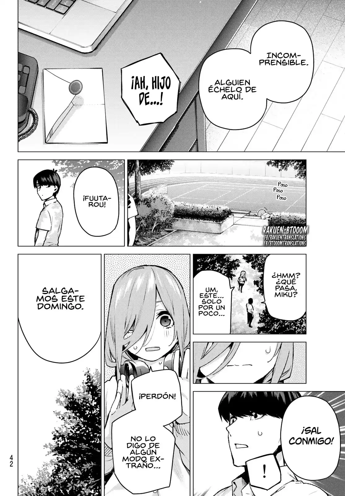 Go-Toubun no Hanayome Capitulo 98 página 3