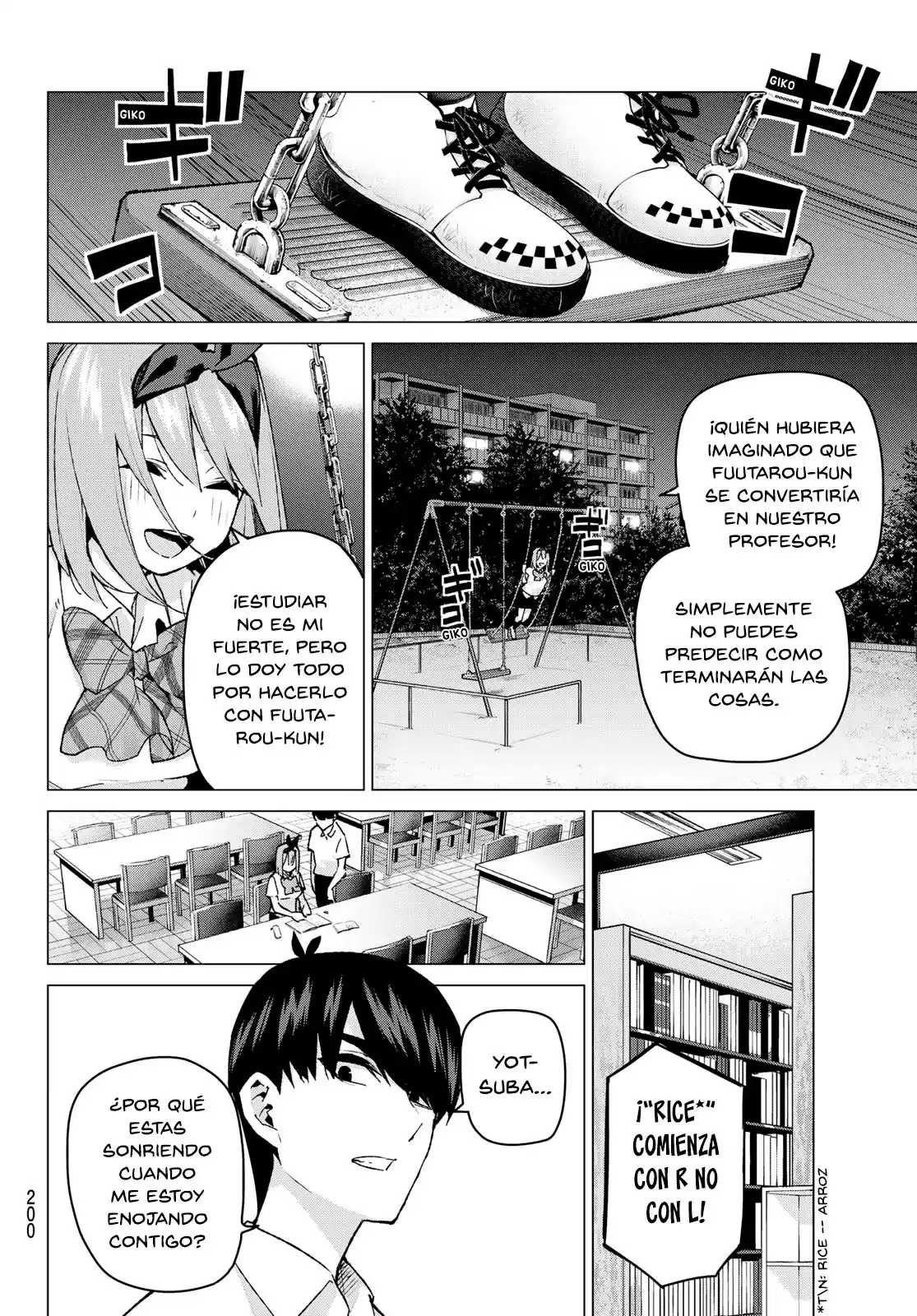 Go-Toubun no Hanayome Capitulo 90: Un cierto chico y yo página 5