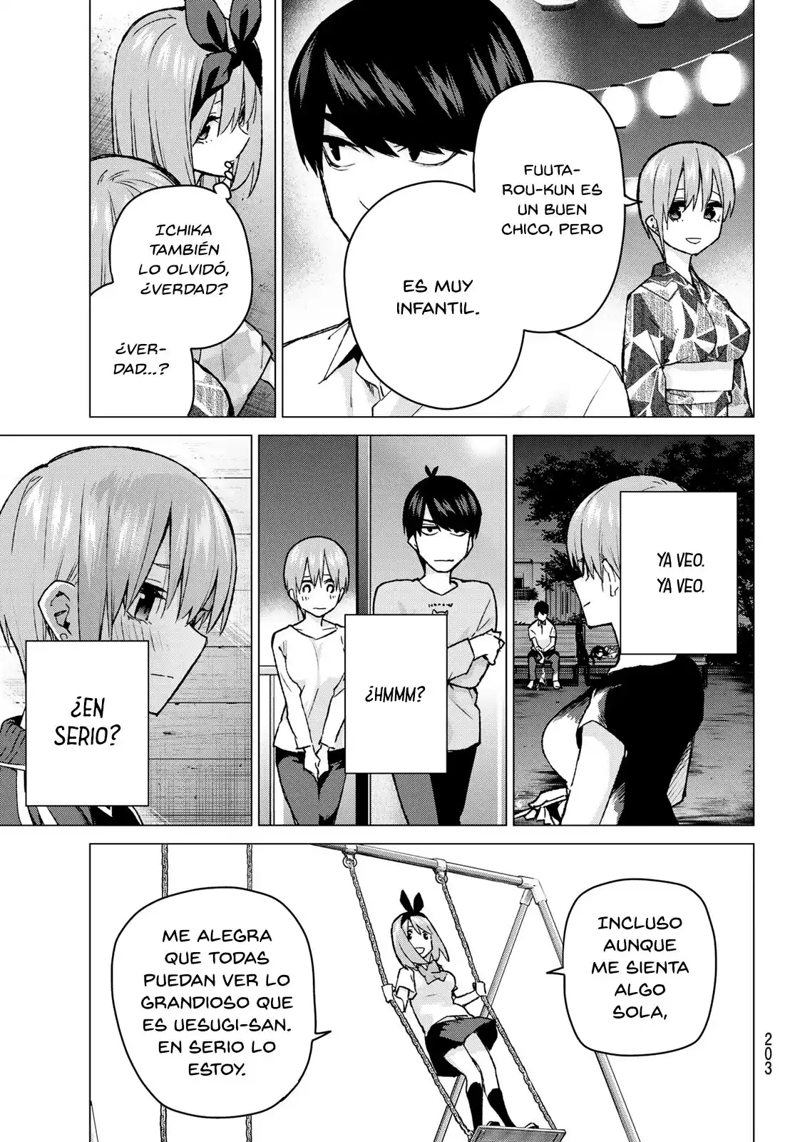 Go-Toubun no Hanayome Capitulo 90: Un cierto chico y yo página 8