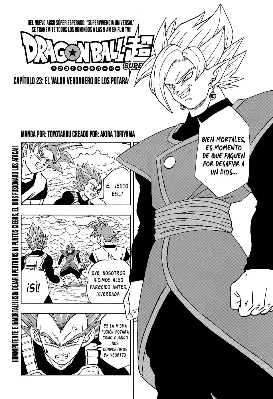 Dragon Ball Super Capitulo 23: El Auténtico Poder de los Potara página 2