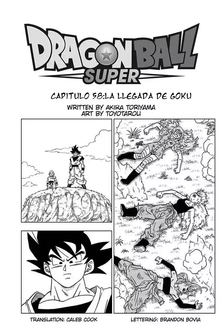 Dragon Ball Super Capitulo 58: La llegada de Goku página 1