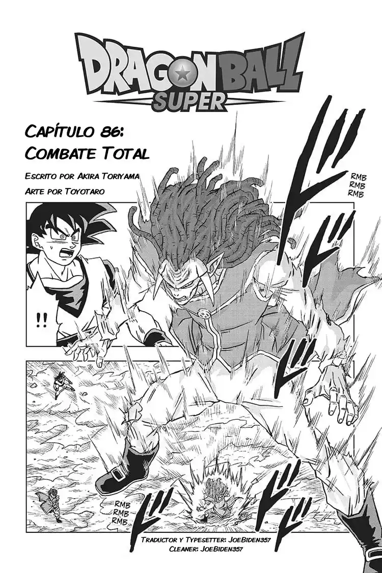 Dragon Ball Super Capitulo 86: Combate Total página 1