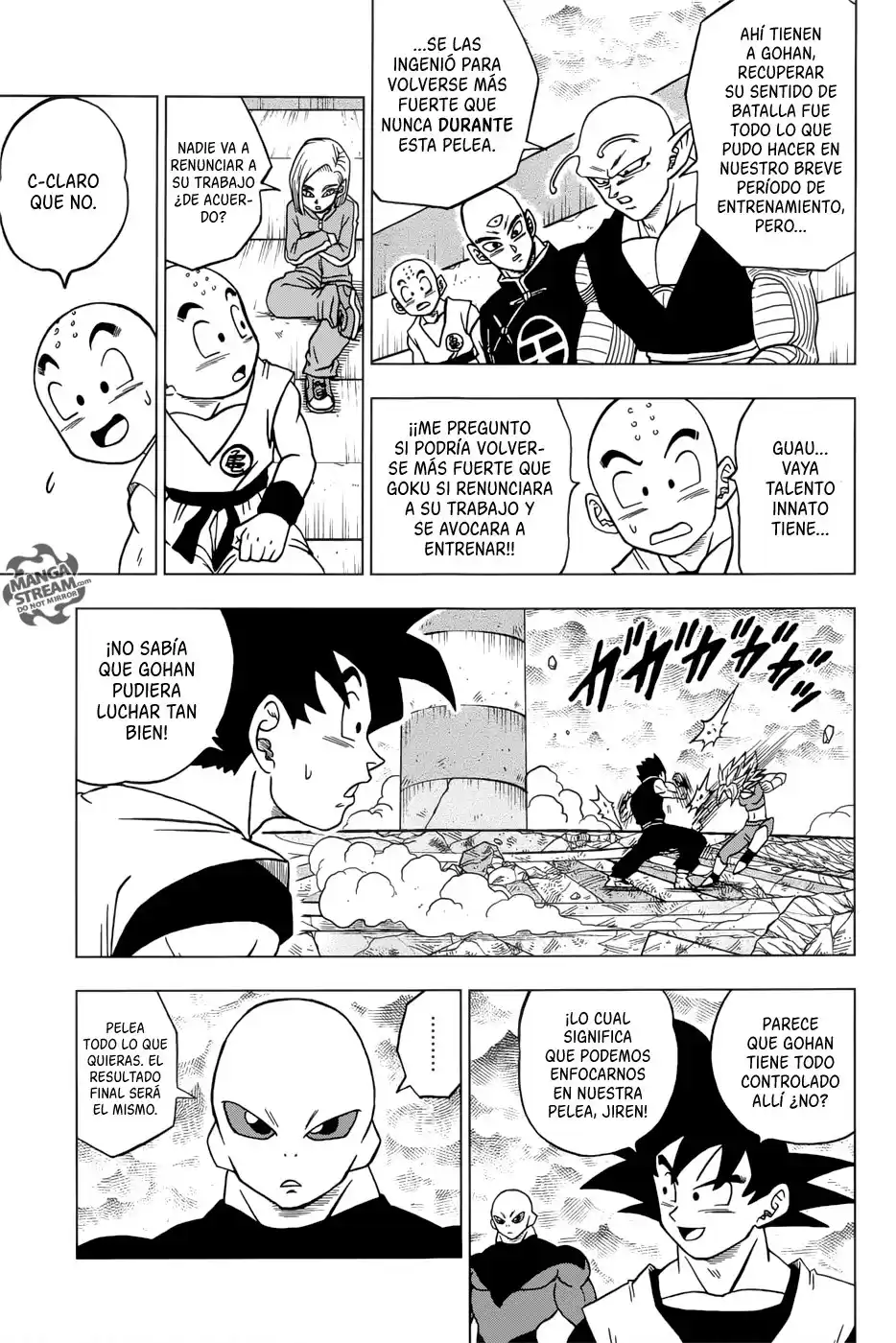 Dragon Ball Super Capitulo 39: El Indicio del Despertar de Son Goku página 8