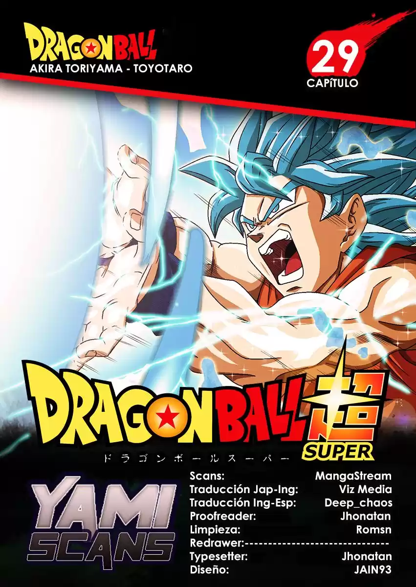 Dragon Ball Super Capitulo 29: ¡El Candidato a Dios de la Destrucción del Universo 11, Toppo! página 1