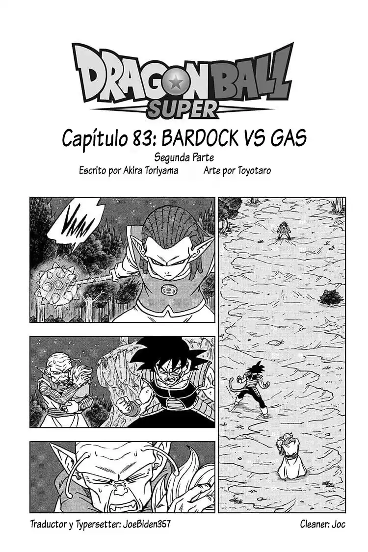 Dragon Ball Super Capitulo 83: Bardock vs Gas (2) página 1