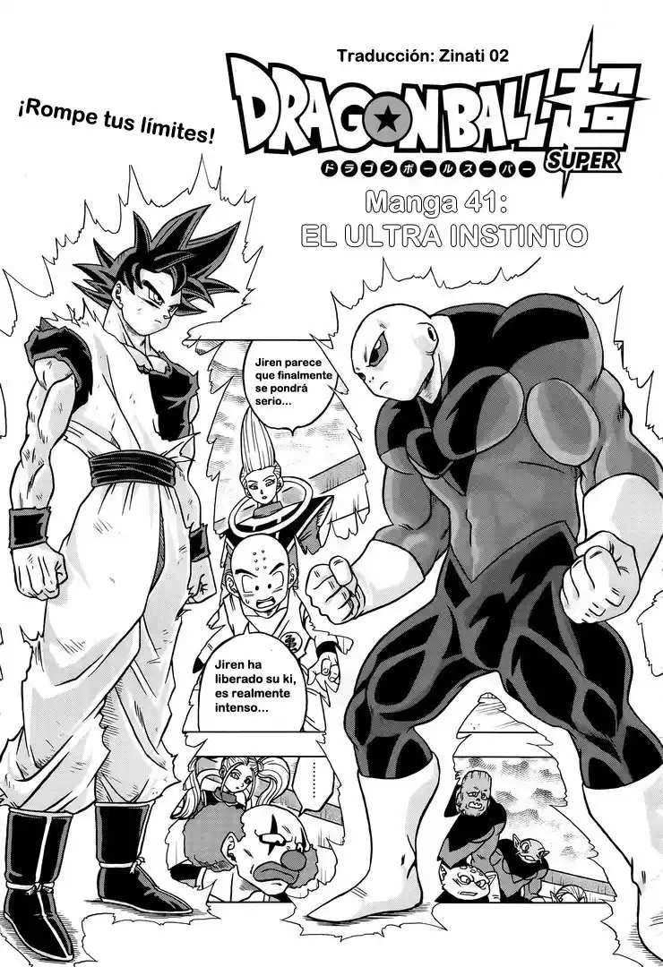 Dragon Ball Super Capitulo 41: El Ultra Instinto? página 1