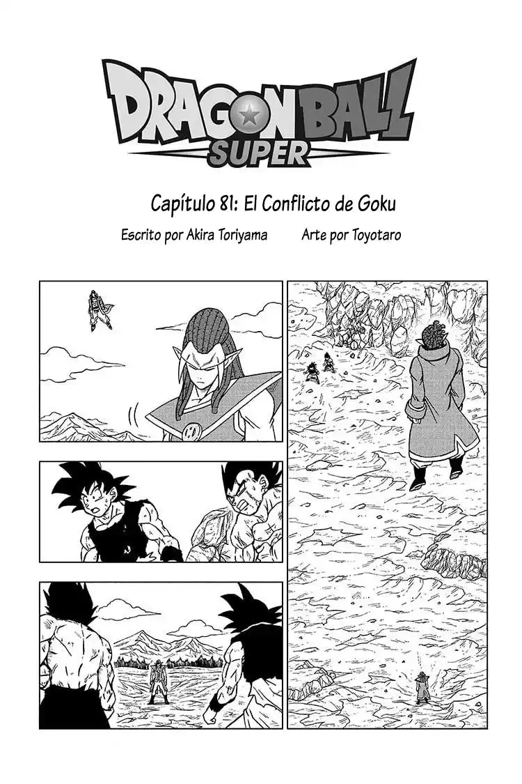 Dragon Ball Super Capitulo 81: EL CONFLICTO DE GOKU página 1