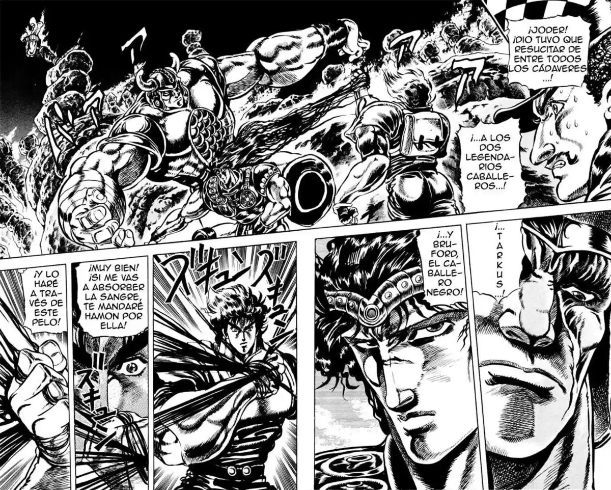 JoJo's Bizarre Adventure Parte 1: Phantom Blood Capitulo 27: Tarkus y el Caballero Oscuro Bruford, Parte 2 página 2