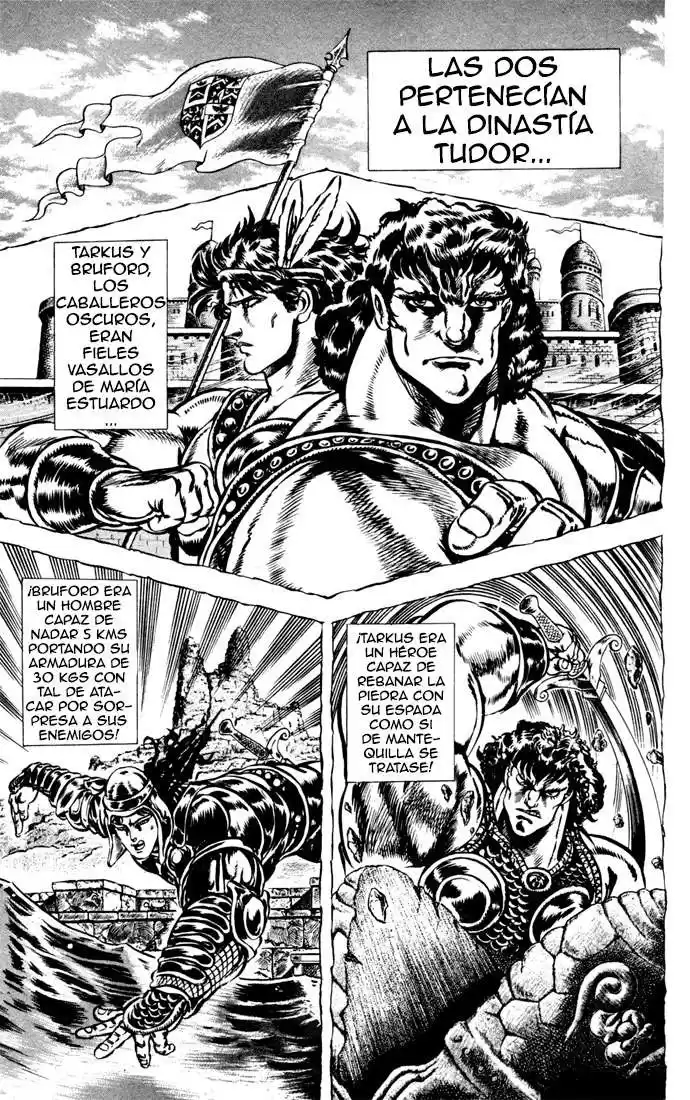 JoJo's Bizarre Adventure Parte 1: Phantom Blood Capitulo 27: Tarkus y el Caballero Oscuro Bruford, Parte 2 página 6