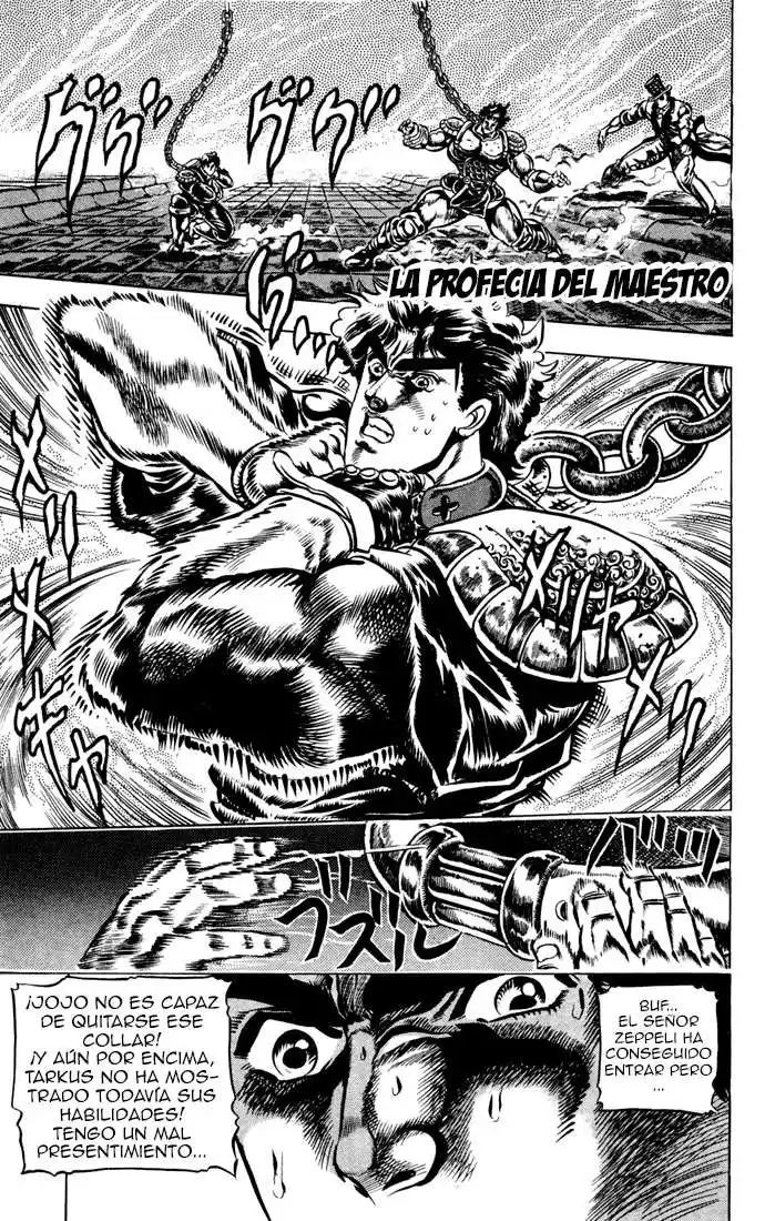 JoJo's Bizarre Adventure Parte 1: Phantom Blood Capitulo 34: El Coraje del Mañana y el Sucesor, Parte 2 página 1