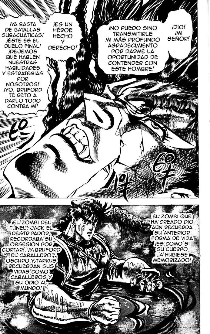 JoJo's Bizarre Adventure Parte 1: Phantom Blood Capitulo 29: Tarkus y el Caballero Oscuro Bruford, Parte 4 página 4