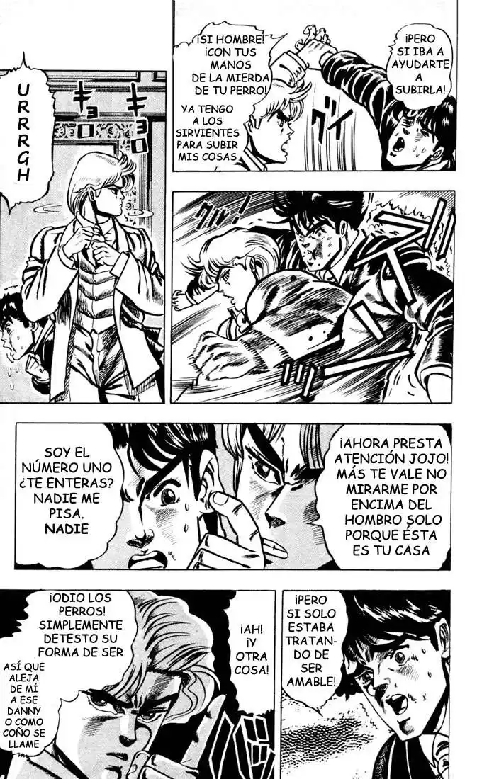 JoJo's Bizarre Adventure Parte 1: Phantom Blood Capitulo 2: Dio Brando el Invasor, Parte 1 página 5