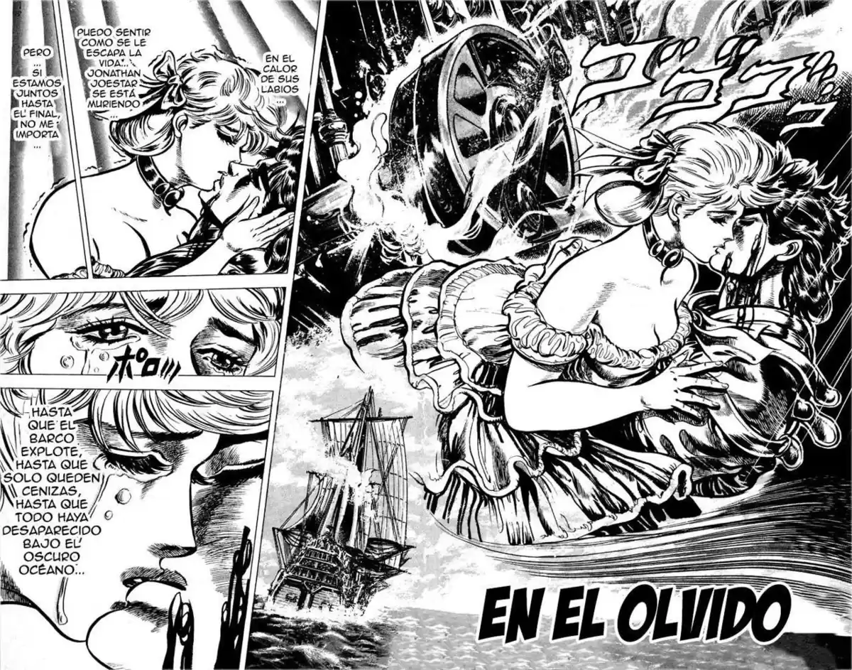 JoJo's Bizarre Adventure Parte 1: Phantom Blood Capitulo 44: Fuego y Hielo, Jonathan y Dio, Parte 6 página 2