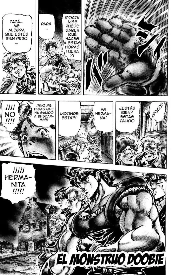 JoJo's Bizarre Adventure Parte 1: Phantom Blood Capitulo 37: El Trío de una Tierra Lejana, Parte 2 página 1