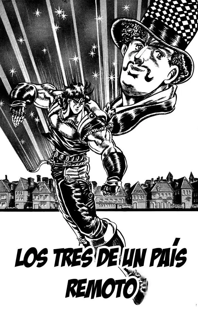 JoJo's Bizarre Adventure Parte 1: Phantom Blood Capitulo 36: El Trío de una Tierra Lejana, Parte 1 página 1