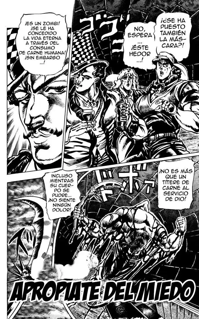 JoJo's Bizarre Adventure Parte 1: Phantom Blood Capitulo 22: Jack el Destripador y Zeppeli el Excéntrico, Parte 5 página 1