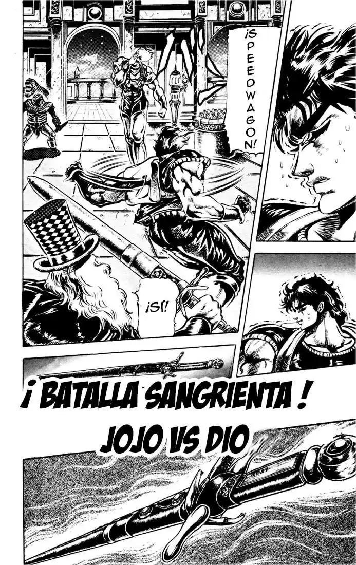 JoJo's Bizarre Adventure Parte 1: Phantom Blood Capitulo 39: Fuego y Hielo, Jonathan y Dio, Parte 1 página 1