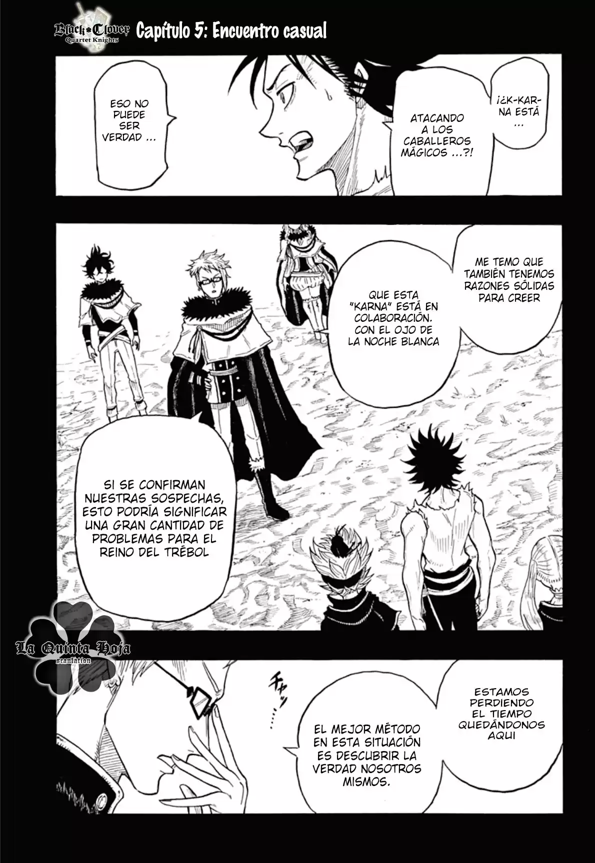 Black Clover: Quartet Knights Capitulo 5: Encuentro Casual página 2