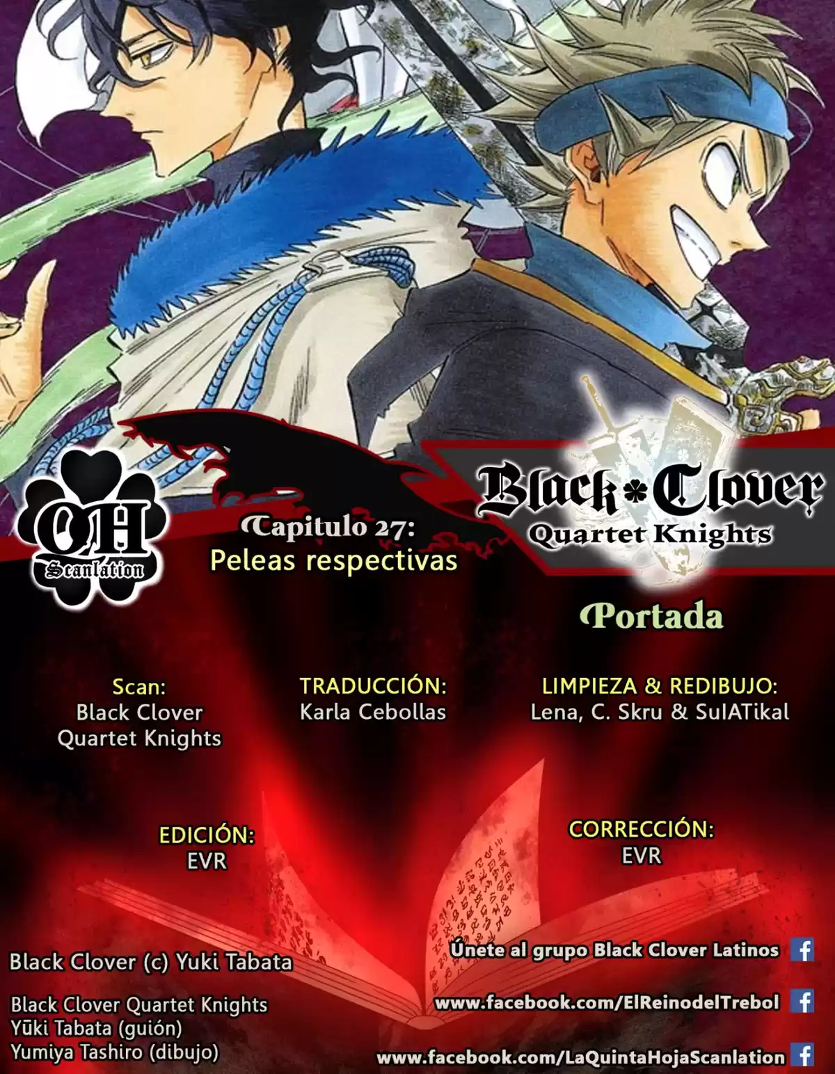 Black Clover: Quartet Knights Capitulo 27: Peleas respectivas página 1