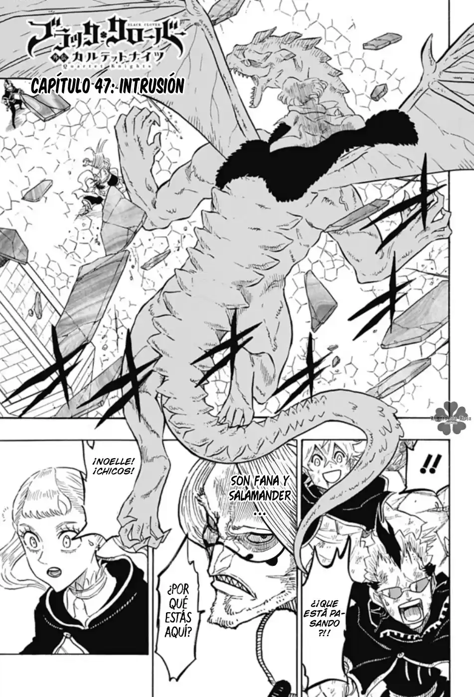 Black Clover: Quartet Knights Capitulo 47: Intrusión página 2