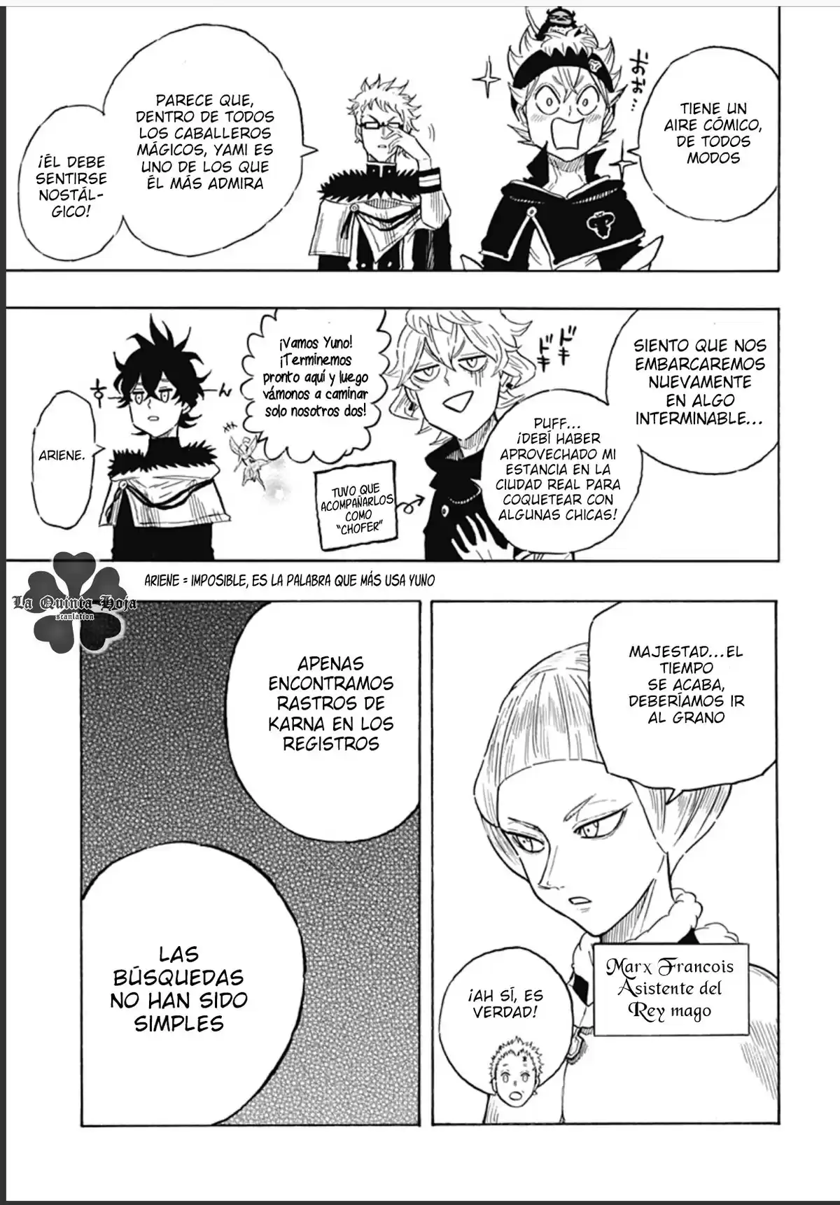 Black Clover: Quartet Knights Capitulo 11: En la ciudad real página 4