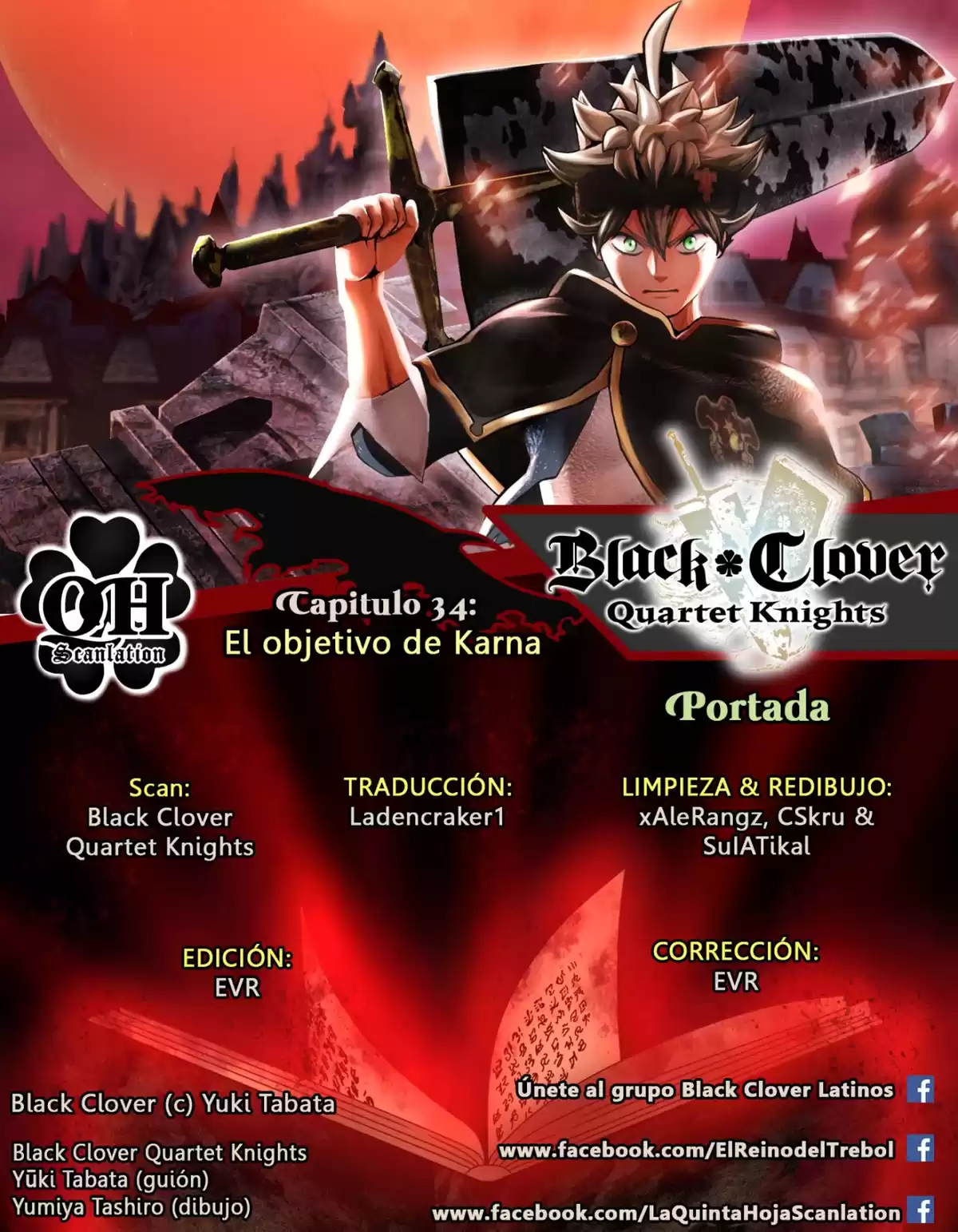 Black Clover: Quartet Knights Capitulo 34: El objetivo de Karna página 1