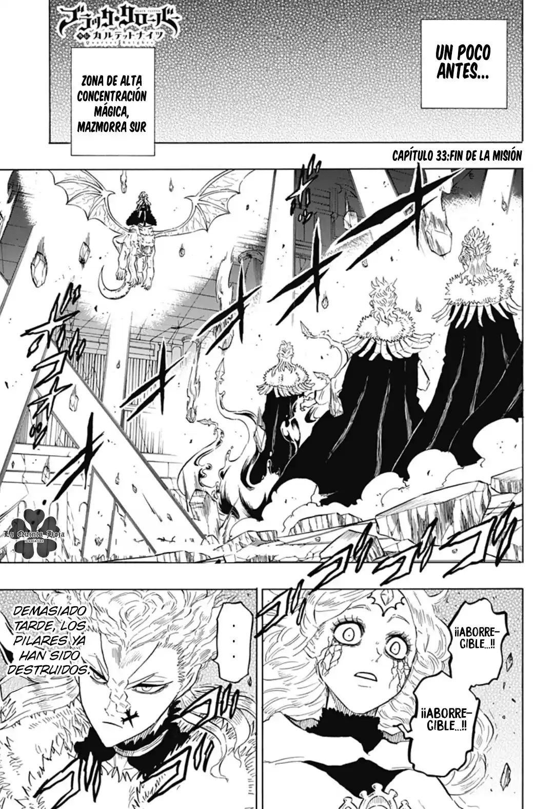 Black Clover: Quartet Knights Capitulo 33: Fin de la misión página 2